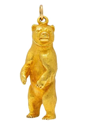 1970's Vintage 14 Karat Gold Grizzly Bear Charm