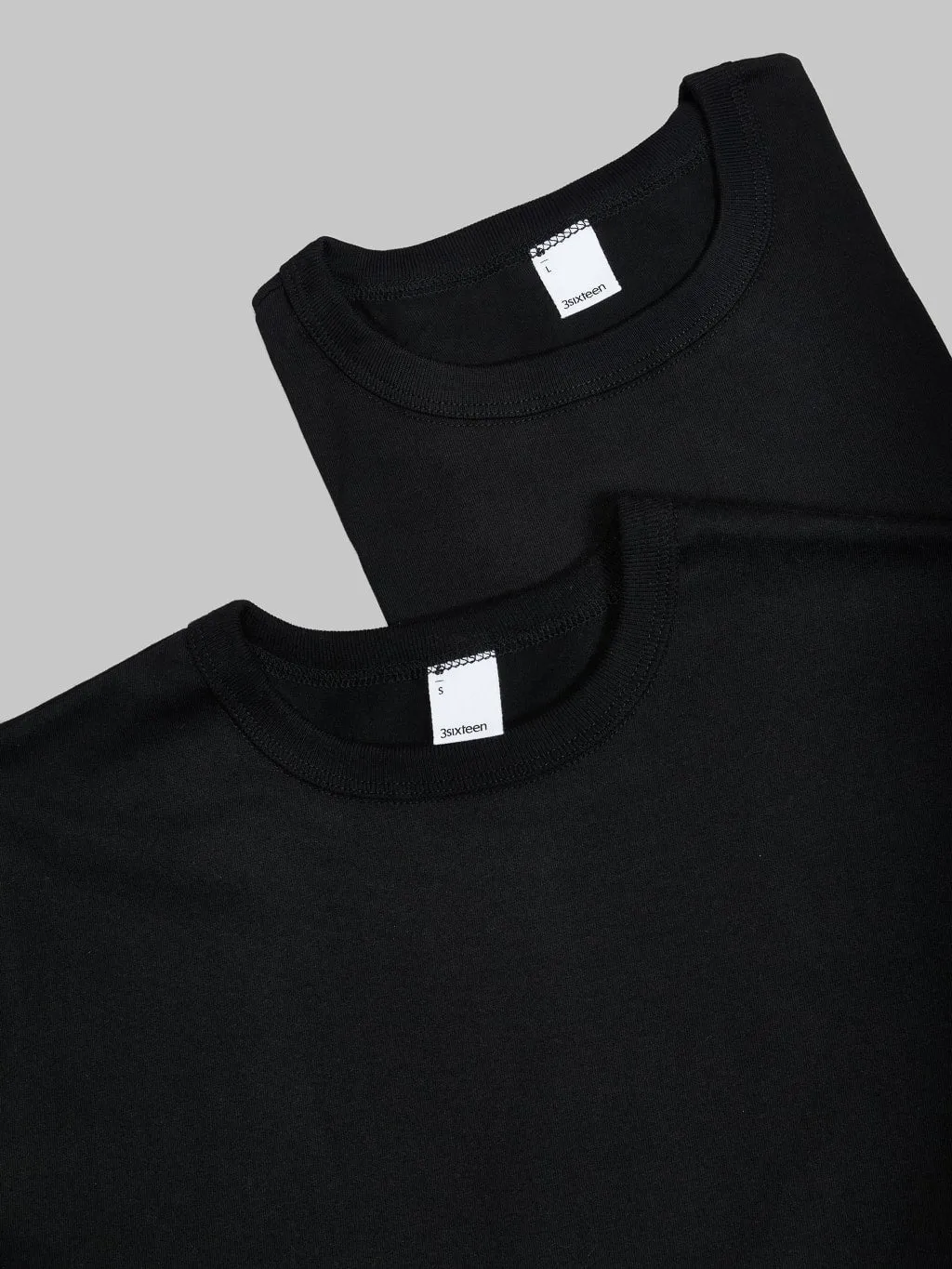 3sixteen Heavyweight T-Shirt Black (2 Pack)