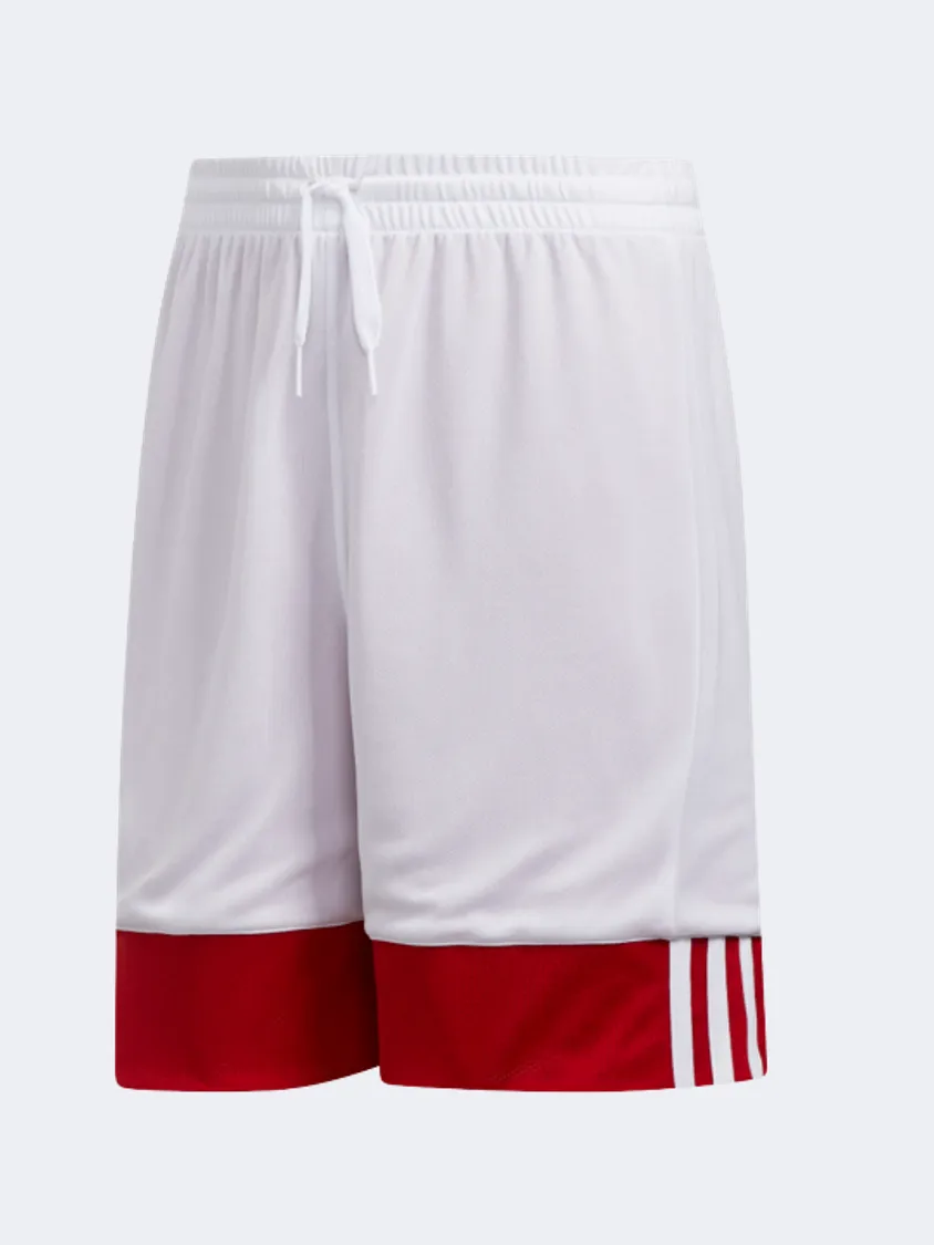 Adidas 3G Speed Reversible Ps-Boys Basketball Short Red/White