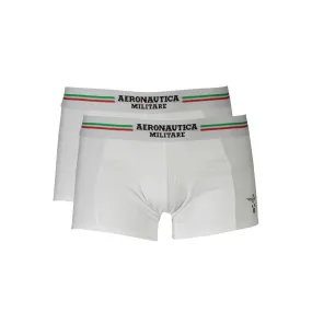 Aeronautica Militare White Cotton Men's Underwear