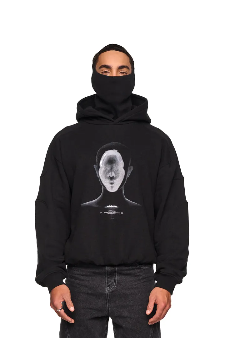 Alien Intel Mask Hoodie Gray