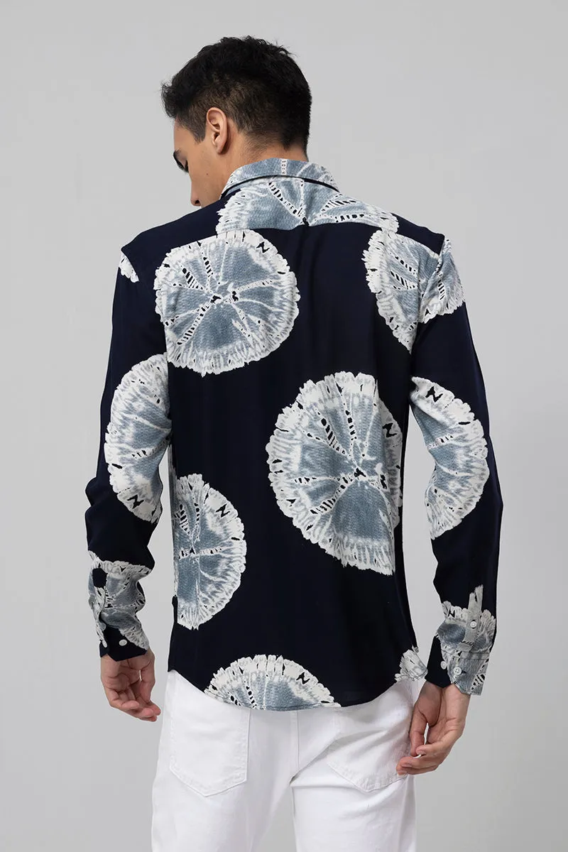 Bloom Patch Blue Shirt