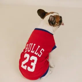 Bulls 23 Jersey Dog T-Shirt