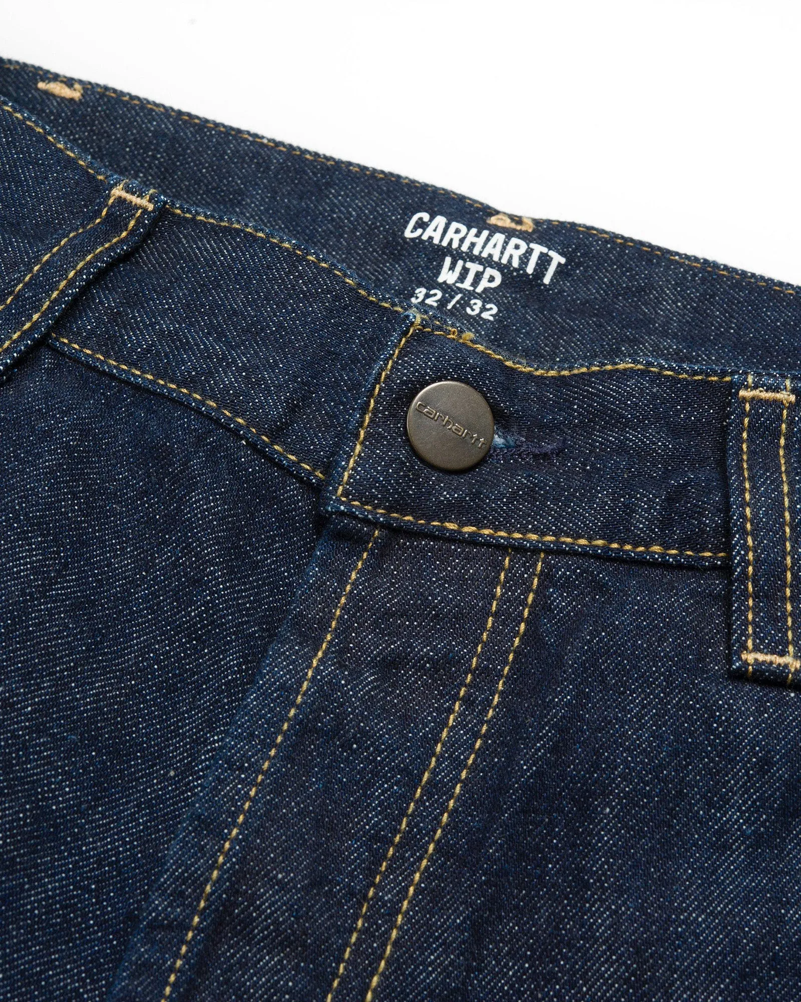 Carhartt WIP Marlow Pant Relaxed Straight Mens Jeans - Blue Rinsed