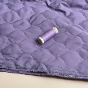 Cosy Quilted Coating Fabric in Lilac