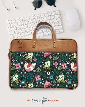 Cute Bird - The Vegan Leather Laptop Bag