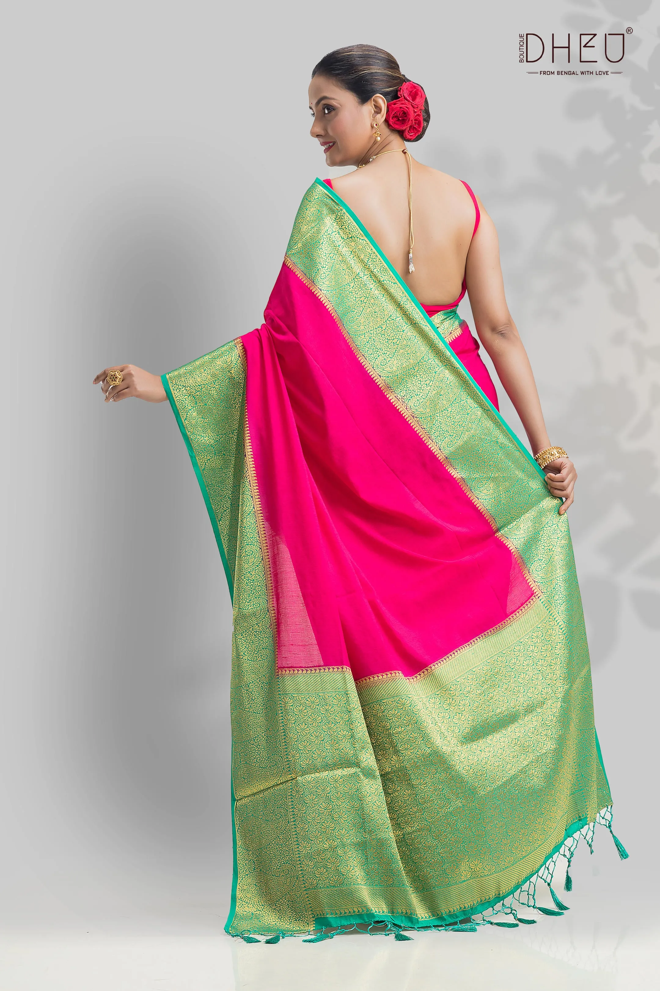 Designer Brocade Silk Saree