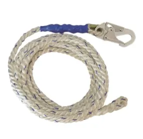 FallTech Premium Polyester Blend Vertical Lifeline with Back-spliced End