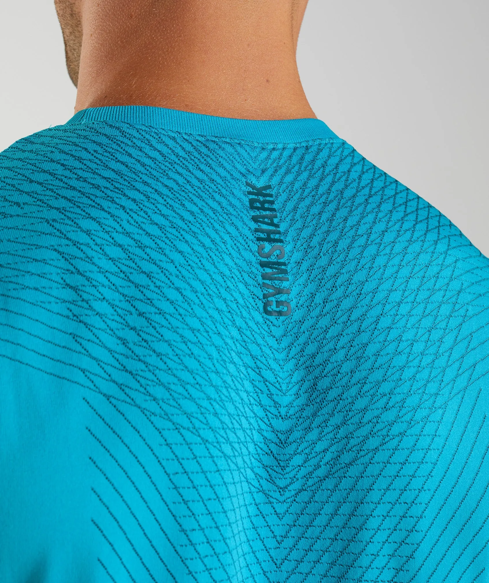 Gymshark Apex Seamless Tank - Shark Blue/Atlantic Blue