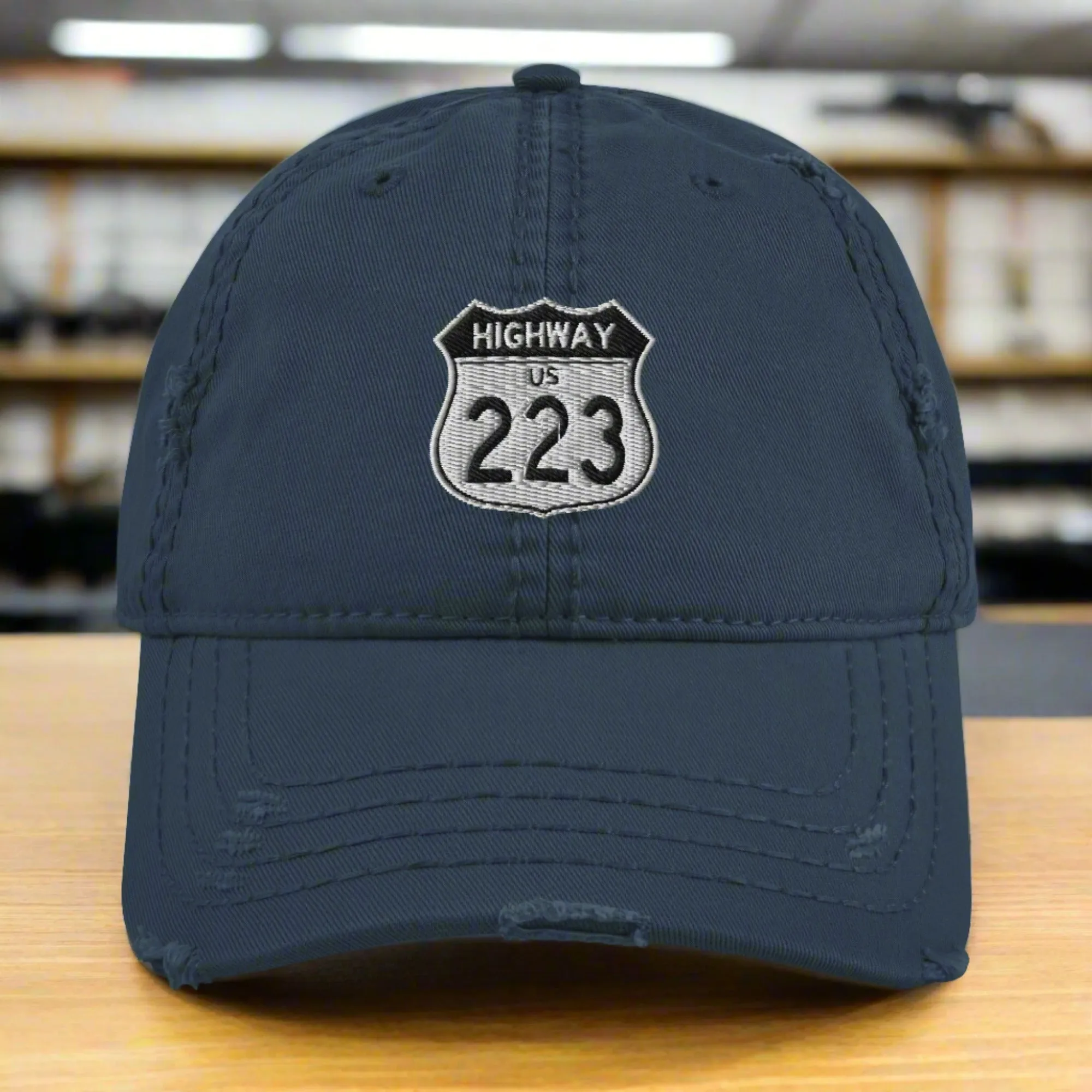 Highway 223 Distressed Dad Hat