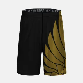 Icarus Black and Gold Kids Shorts