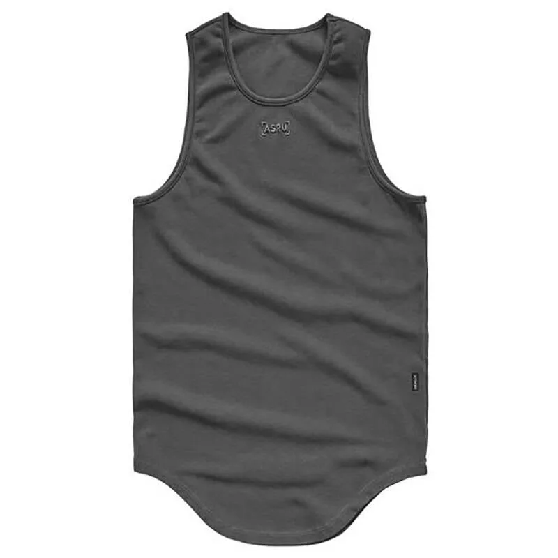 Men's Solid Color Summer Cotton Sport Tank Tops