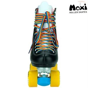 Moxi Rainbow Roller Skates - Black