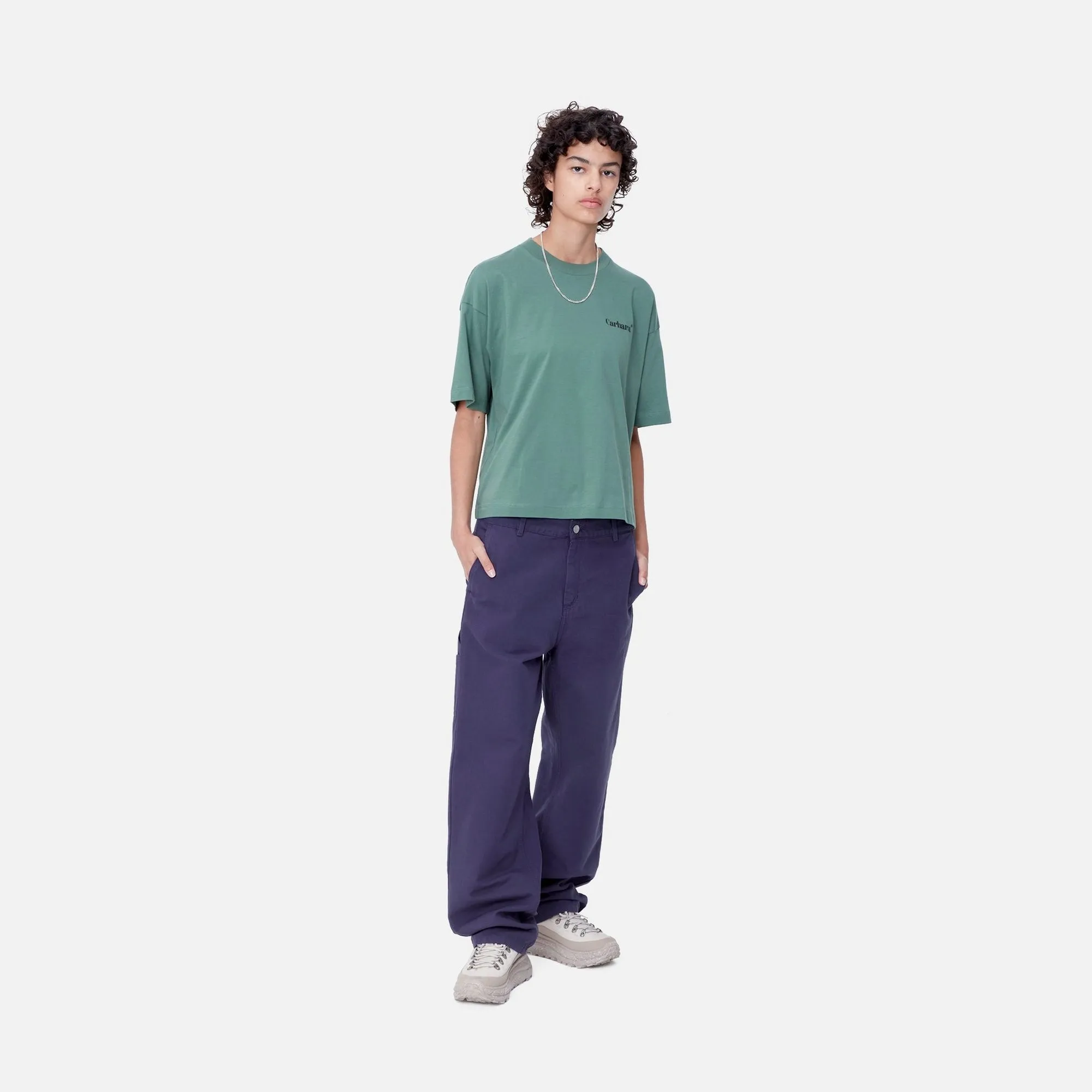 Pierce Pant Straight - Canvas | Aura (rinsed)