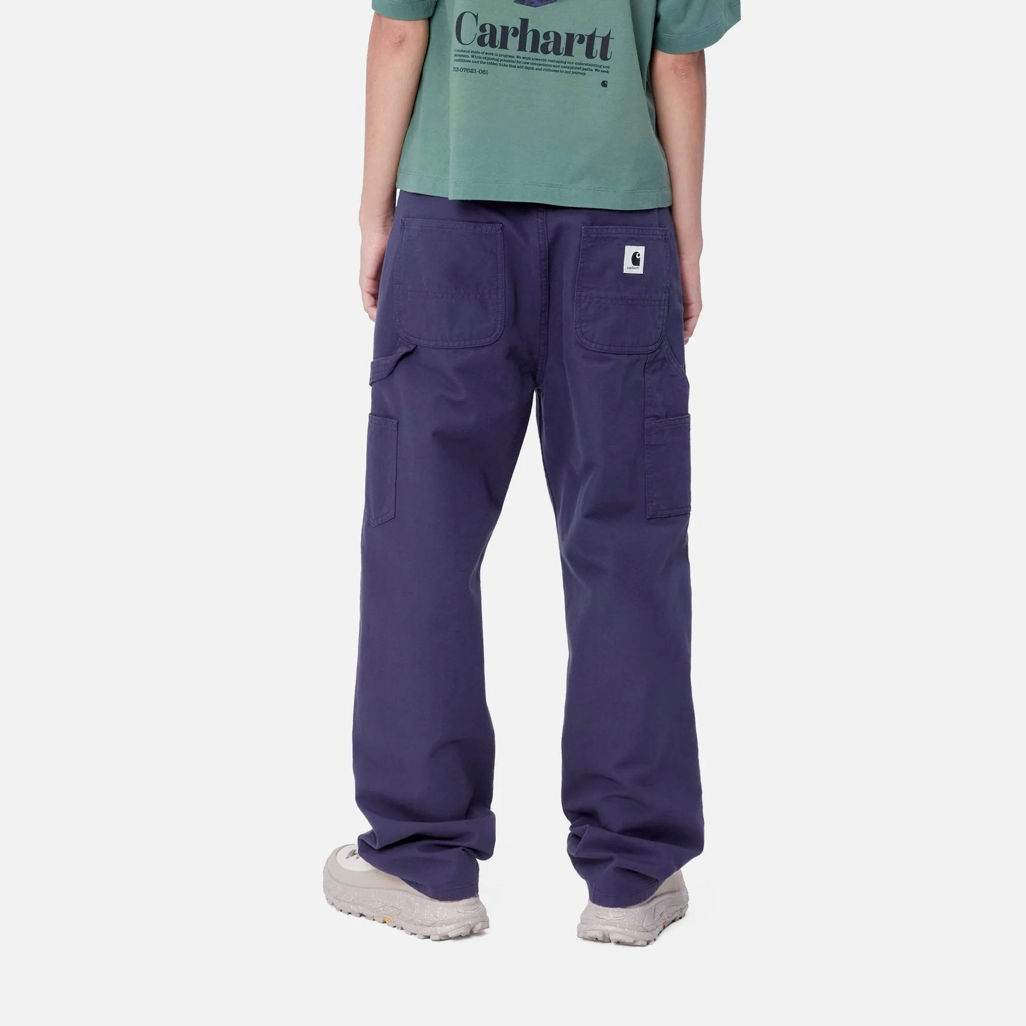 Pierce Pant Straight - Canvas | Aura (rinsed)