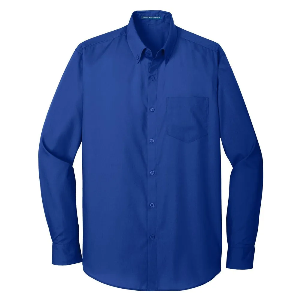 Port Authority® Long Sleeve Carefree Poplin Shirt