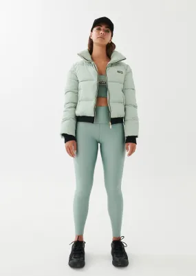 RAMP RUN PUFFER JACKET IN ICEBERG GREEN