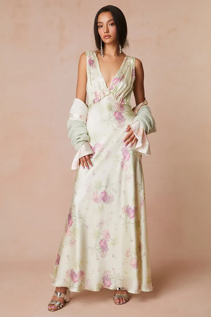 Suniva Silk Charmeuse Slip Dress