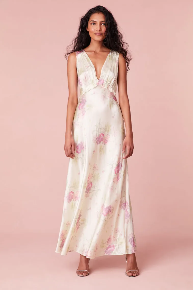 Suniva Silk Charmeuse Slip Dress