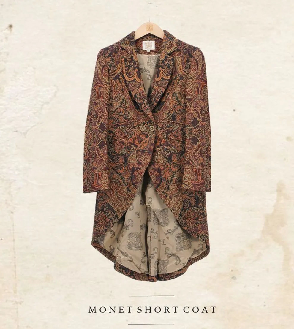 T.ba Levita Monet Velvet Silk Jacket