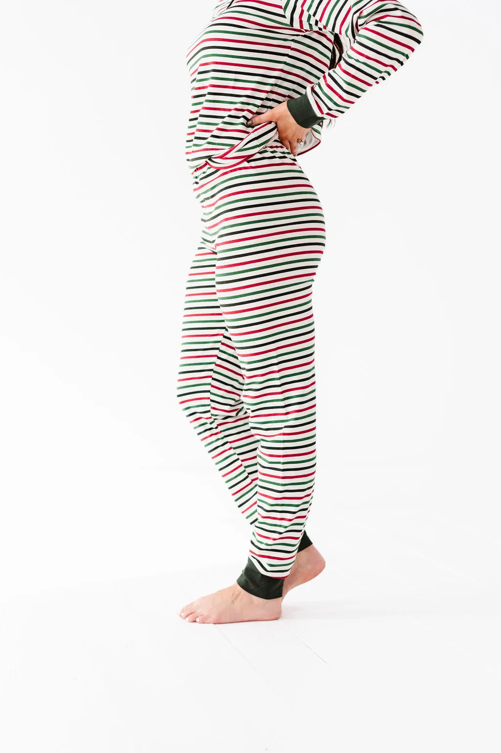 Women's Holiday Stripe Pajama Set