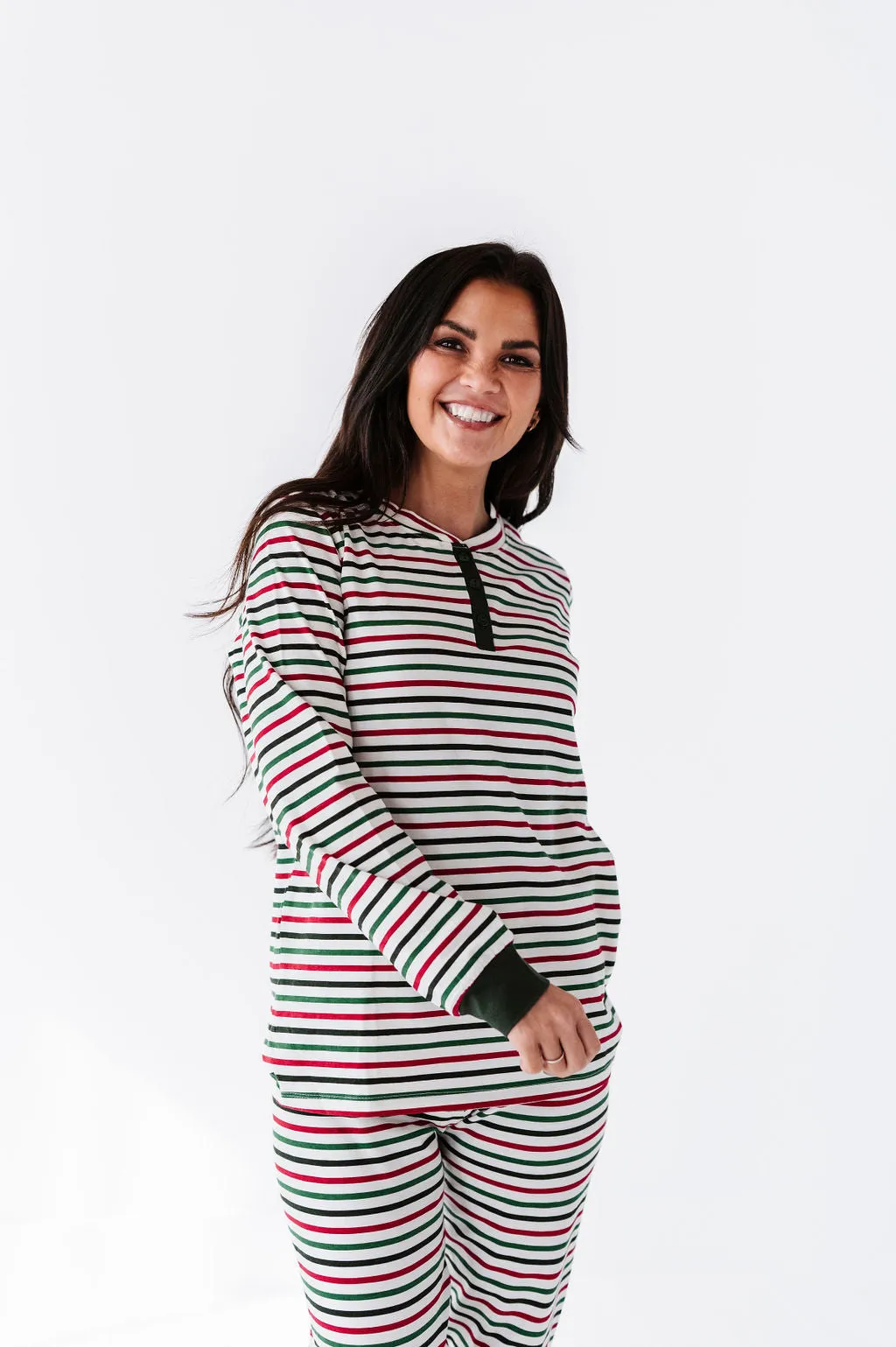 Women's Holiday Stripe Pajama Set