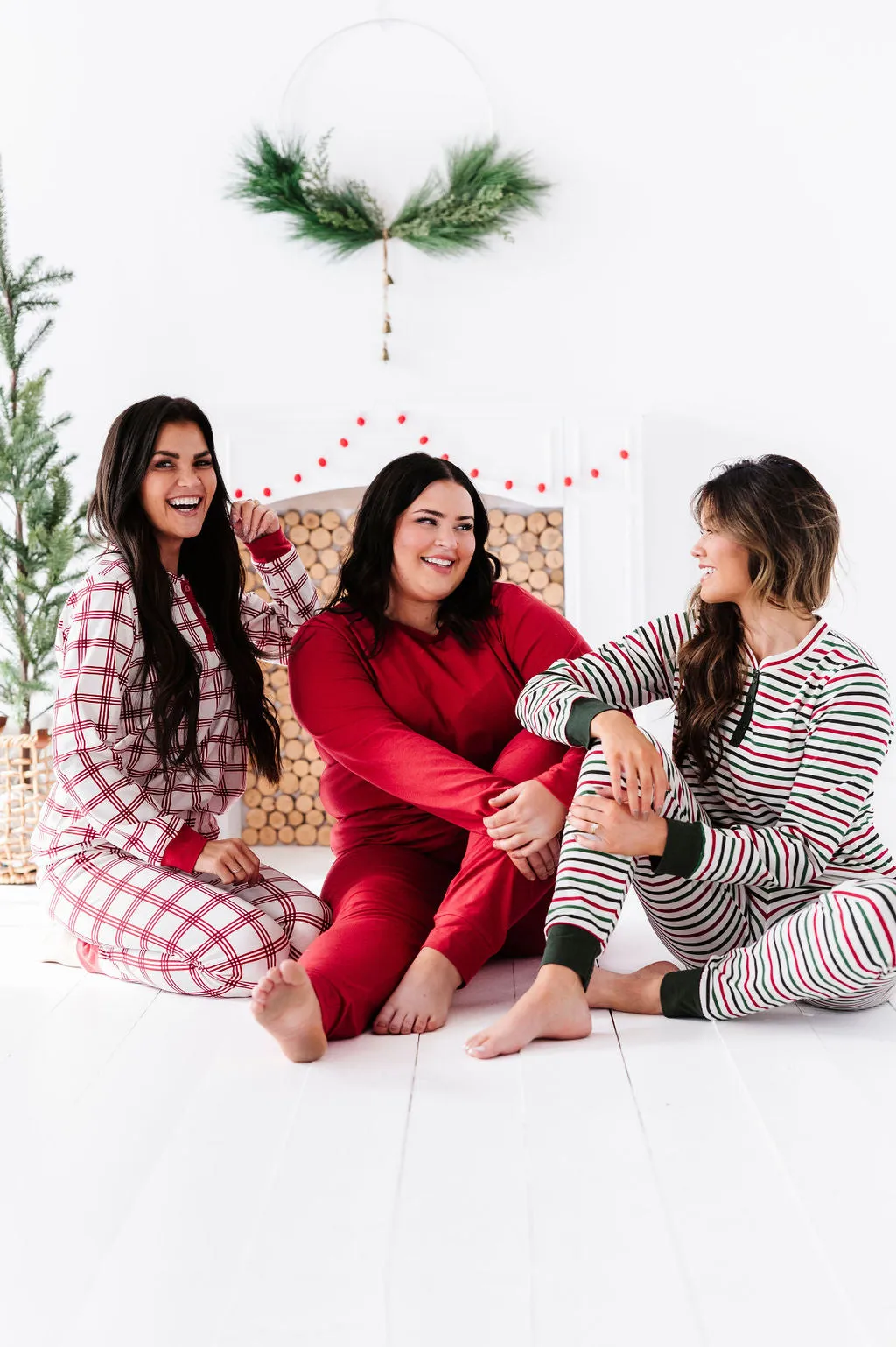 Women's Holiday Stripe Pajama Set