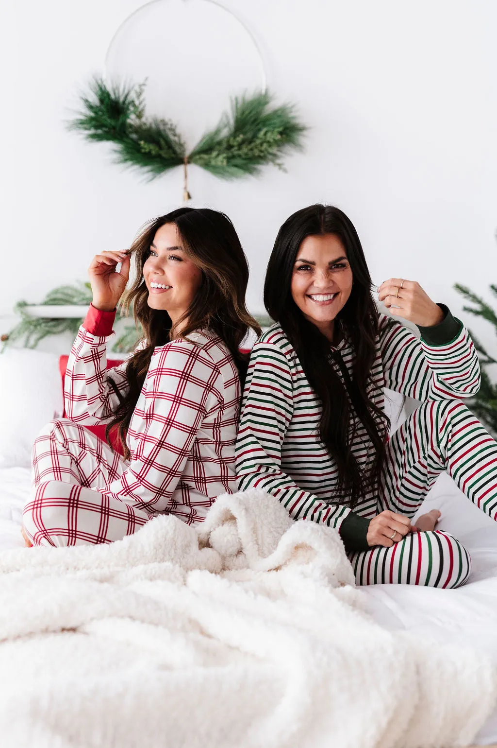 Women's Holiday Stripe Pajama Set