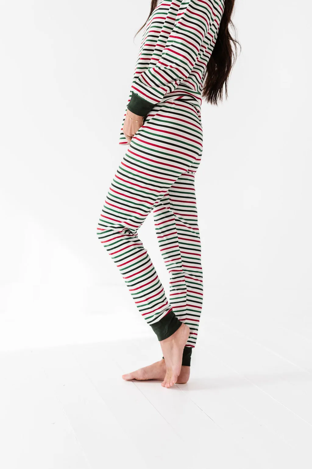 Women's Holiday Stripe Pajama Set