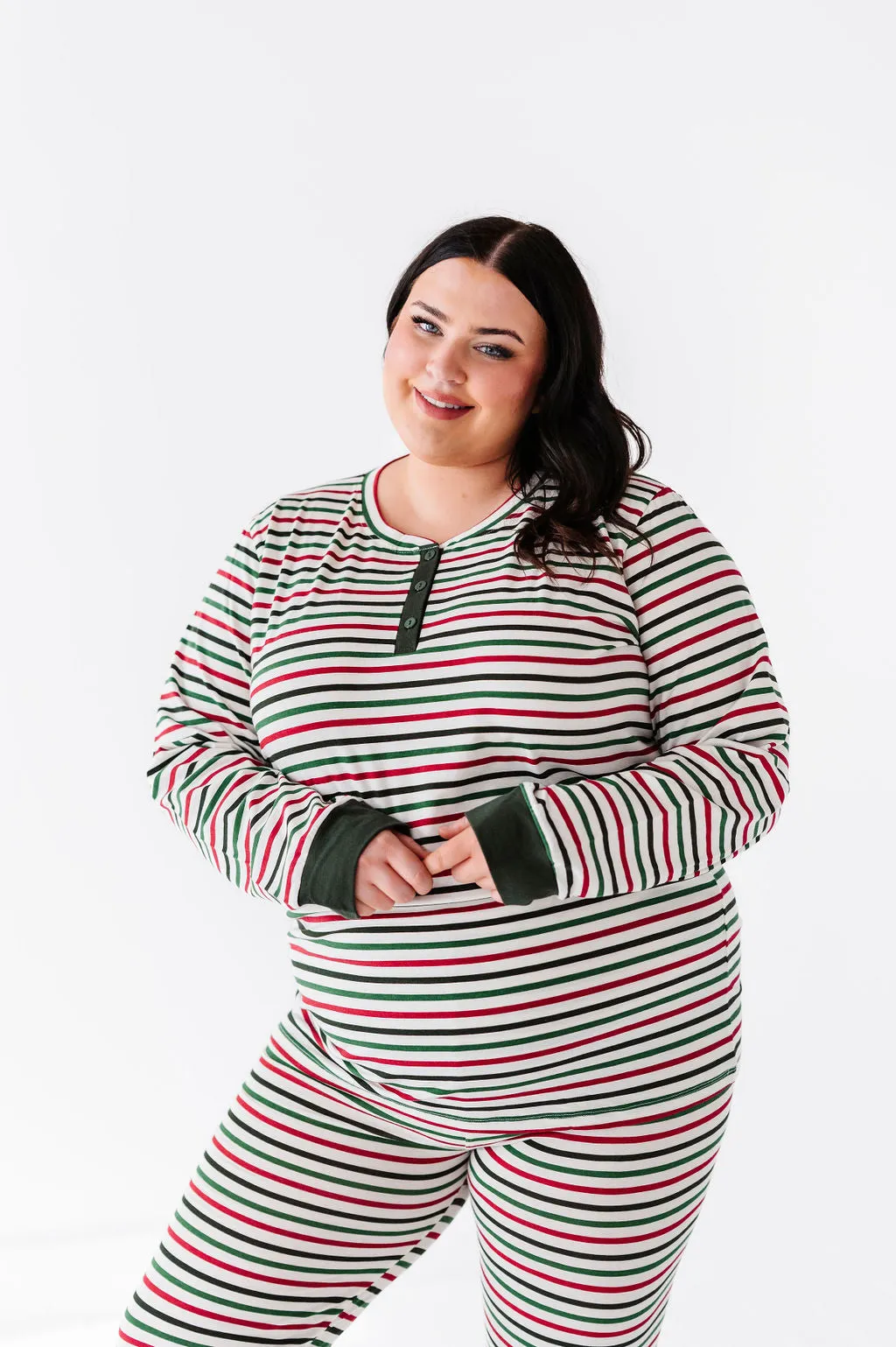 Women's Holiday Stripe Pajama Set