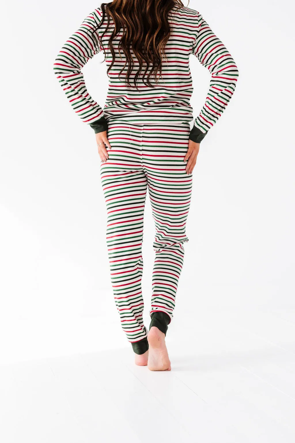 Women's Holiday Stripe Pajama Set