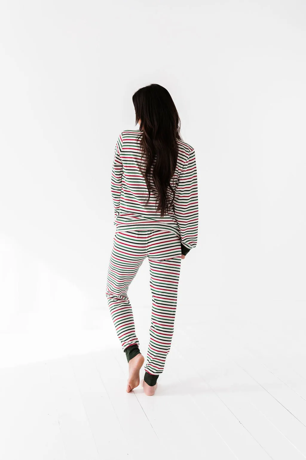 Women's Holiday Stripe Pajama Set