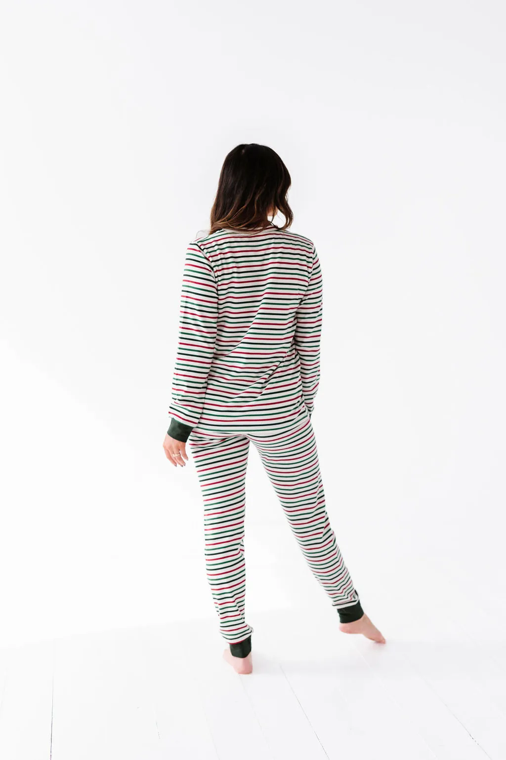 Women's Holiday Stripe Pajama Set