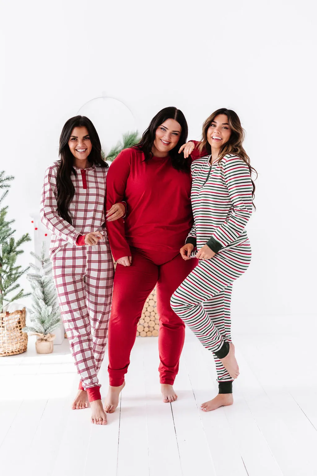 Women's Holiday Stripe Pajama Set